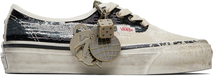 Photo: Vans Off-White & Black Premium Authentic Sneakers