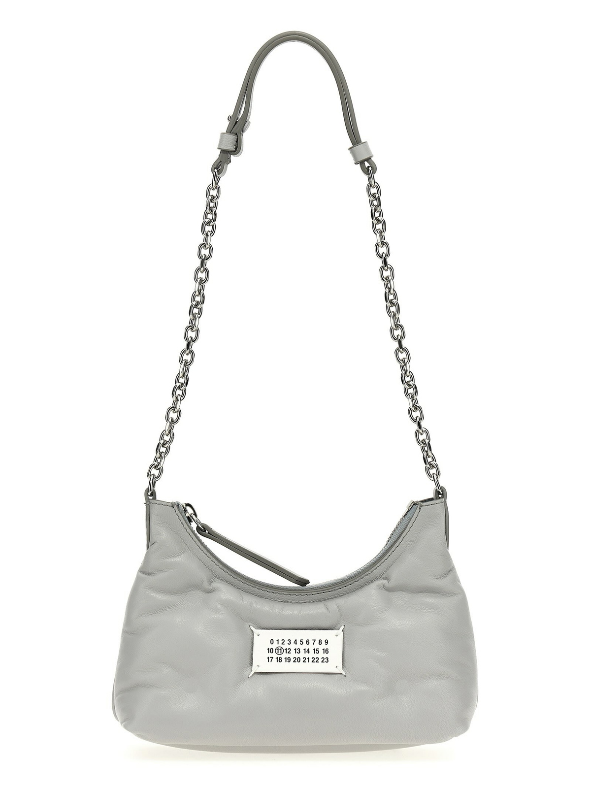 MAISON MARGIELA mini classic baby glam slam bag Silver