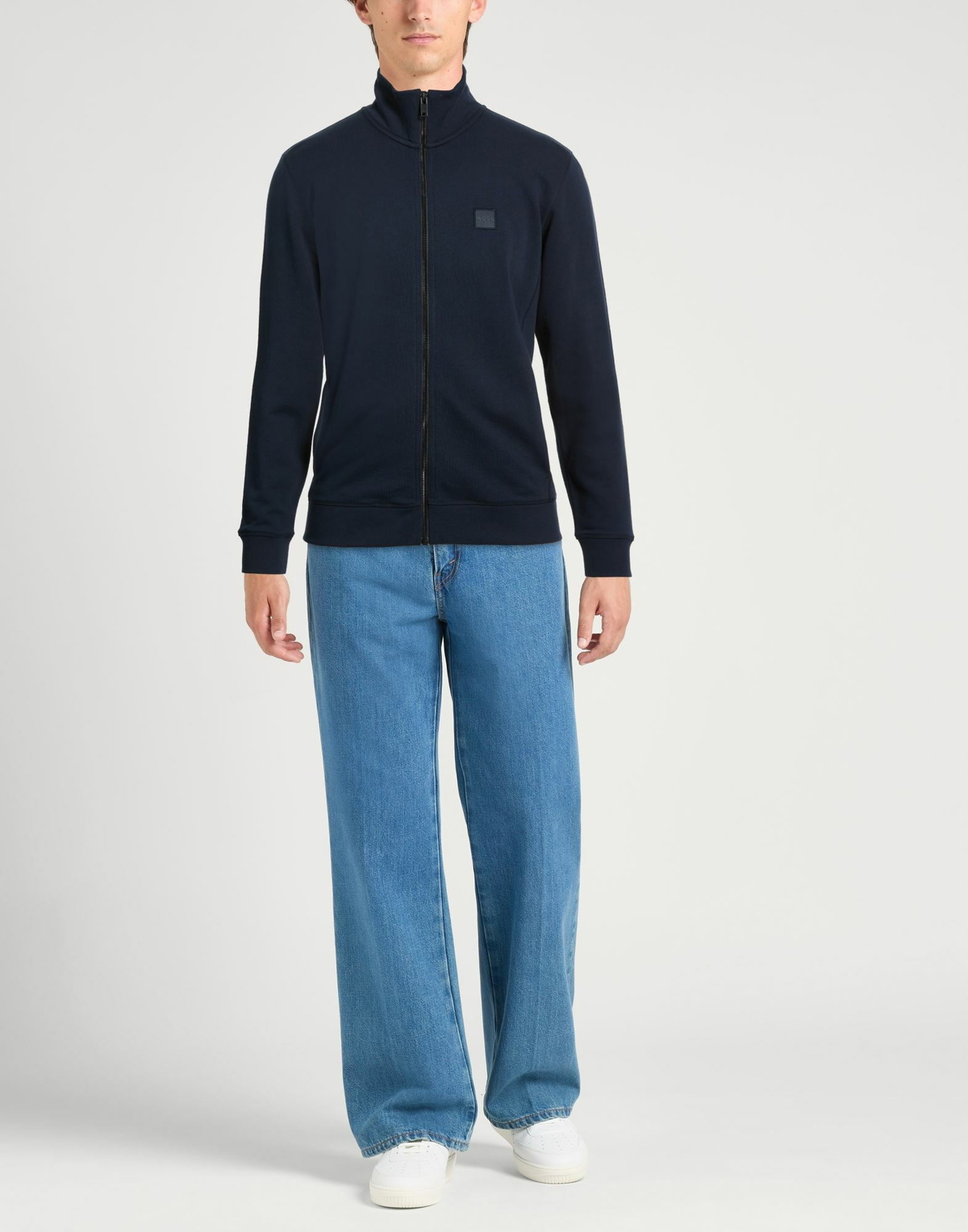 Boss Mens Sweatshirt Midnight in Blue