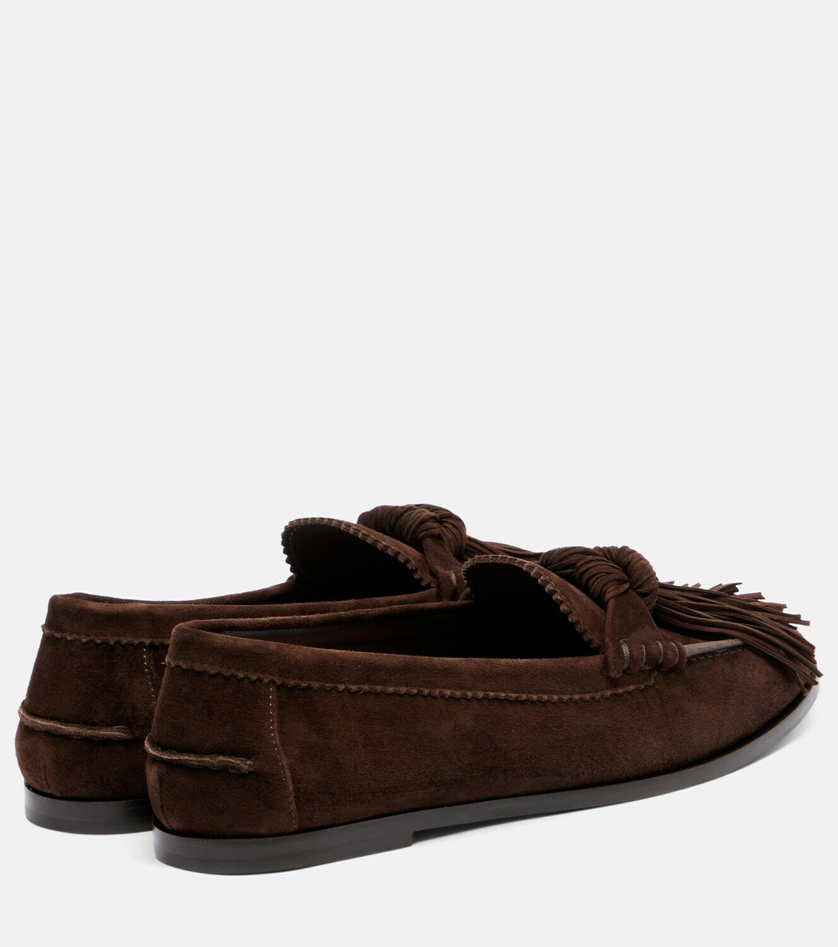 Aquazzura Freddie suede loafers