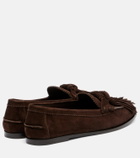 Aquazzura Freddie suede loafers