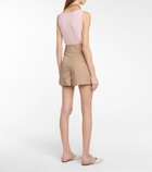 Dorothee Schumacher - Sporty Power high-rise cotton shorts