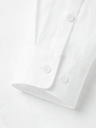 Gabriela Hearst - Ollie Grandad-Collar Linen Shirt - White