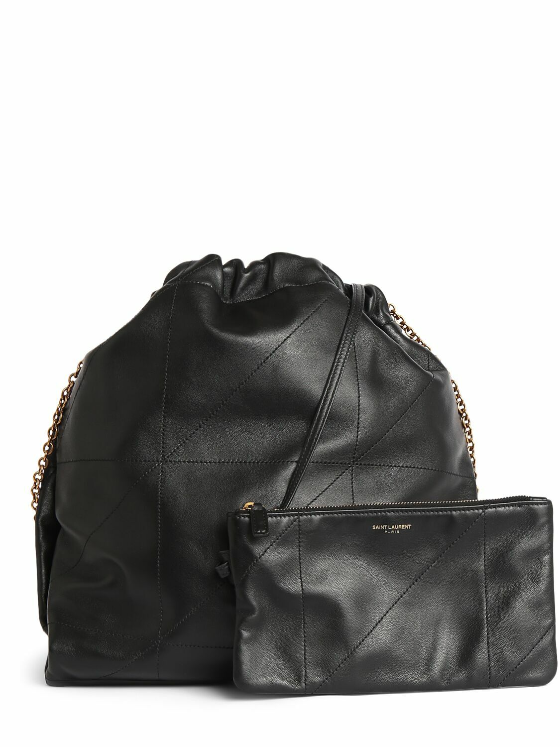 トートバッグ SAINT LAURENT Black Nappa Leather Jamie 4.3 Bucket Bag SAINT LAURENT | YSL JAMIE 4.3 BAG