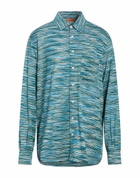 Missoni Mens Shirt Dark in Green