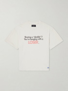 NAHMIAS - PSA Printed Cotton-Jersey T-Shirt - White