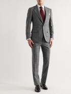 Kingsman - Checked Wool Suit Jacket - Gray