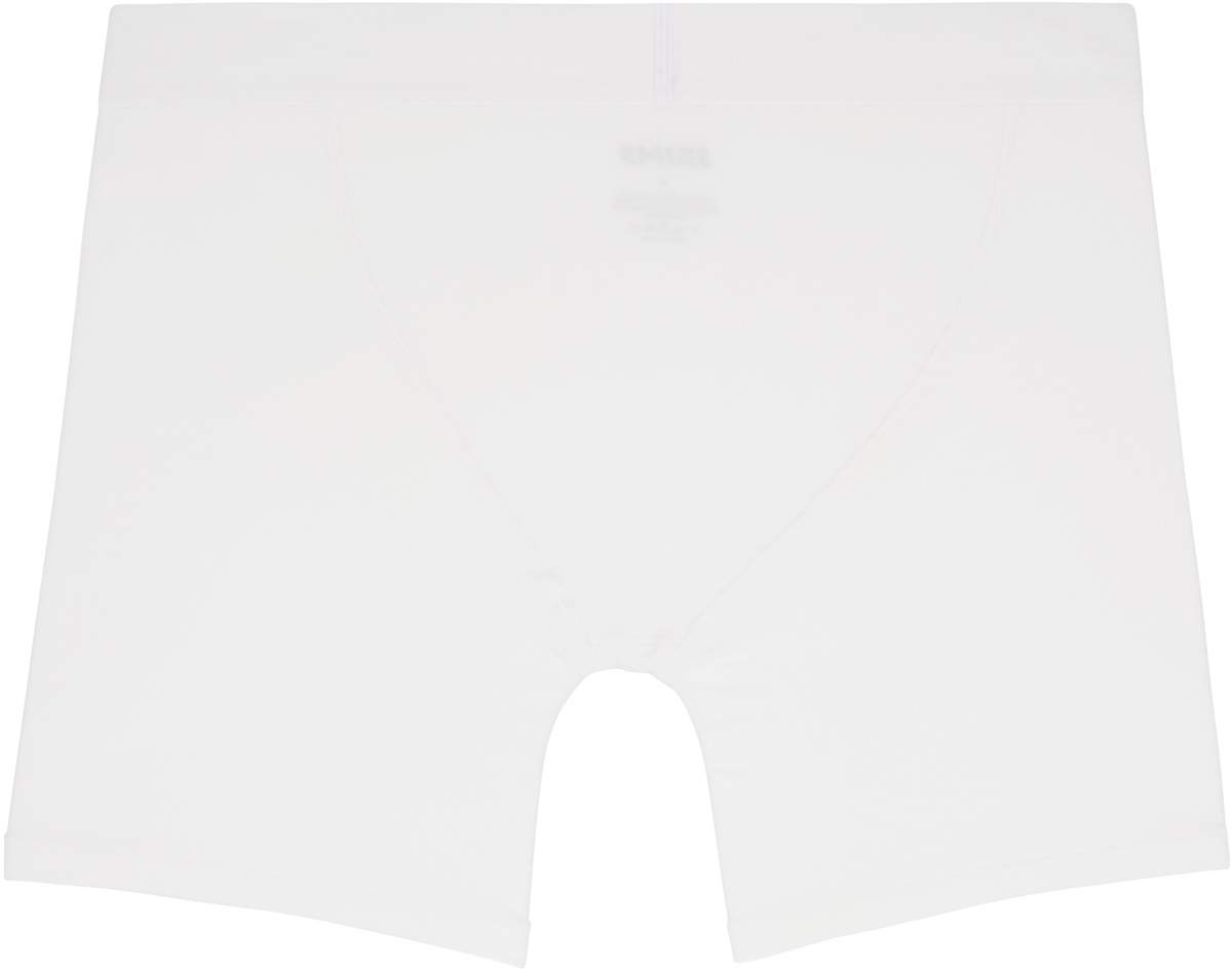 SKIMS Three-Pack White SKIMS Cotton 5 Boxer Briefs