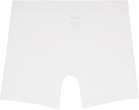 SKIMS Three-Pack White SKIMS Cotton 5 Boxer Briefs