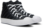 Converse Black Chuck 70 Faux Fur Sneakers
