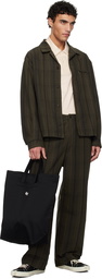 nanamica Brown Plaid Dock Jacket