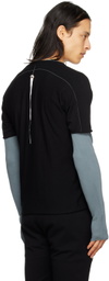 Label Under Construction Black Parabolic T-Shirt