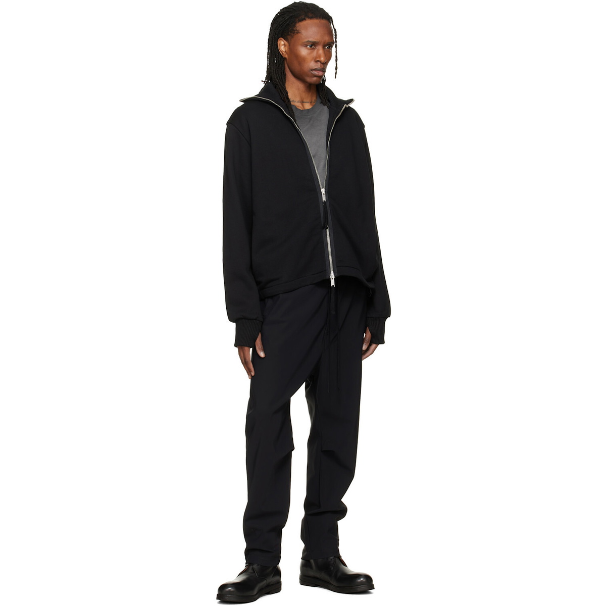 thom/krom Black SJ 707 Sweatshirt