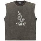 Heresy Women's Wyrm Vest Top in Ash