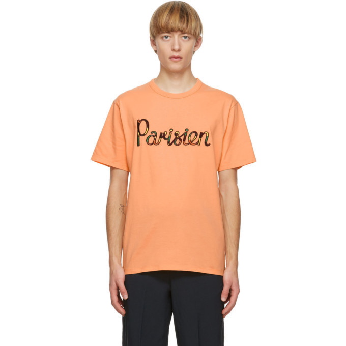 Photo: Maison Kitsune Orange Parisien T-Shirt