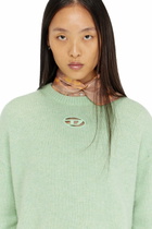 Diesel Jumper in wool and alpaca blend - Knitwear Womens in Green