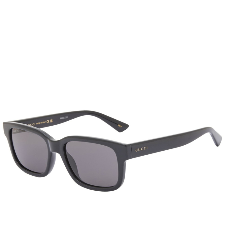 Photo: Gucci Men's Eyewear GG1583S Sunglasses in Black/Grey 