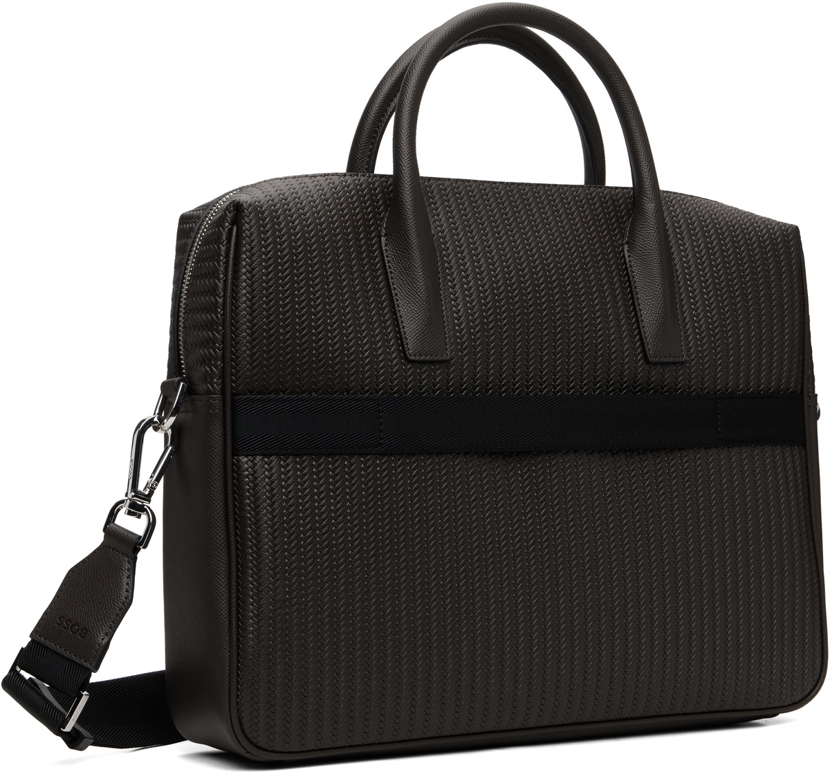 BOSS Brown Document Briefcase