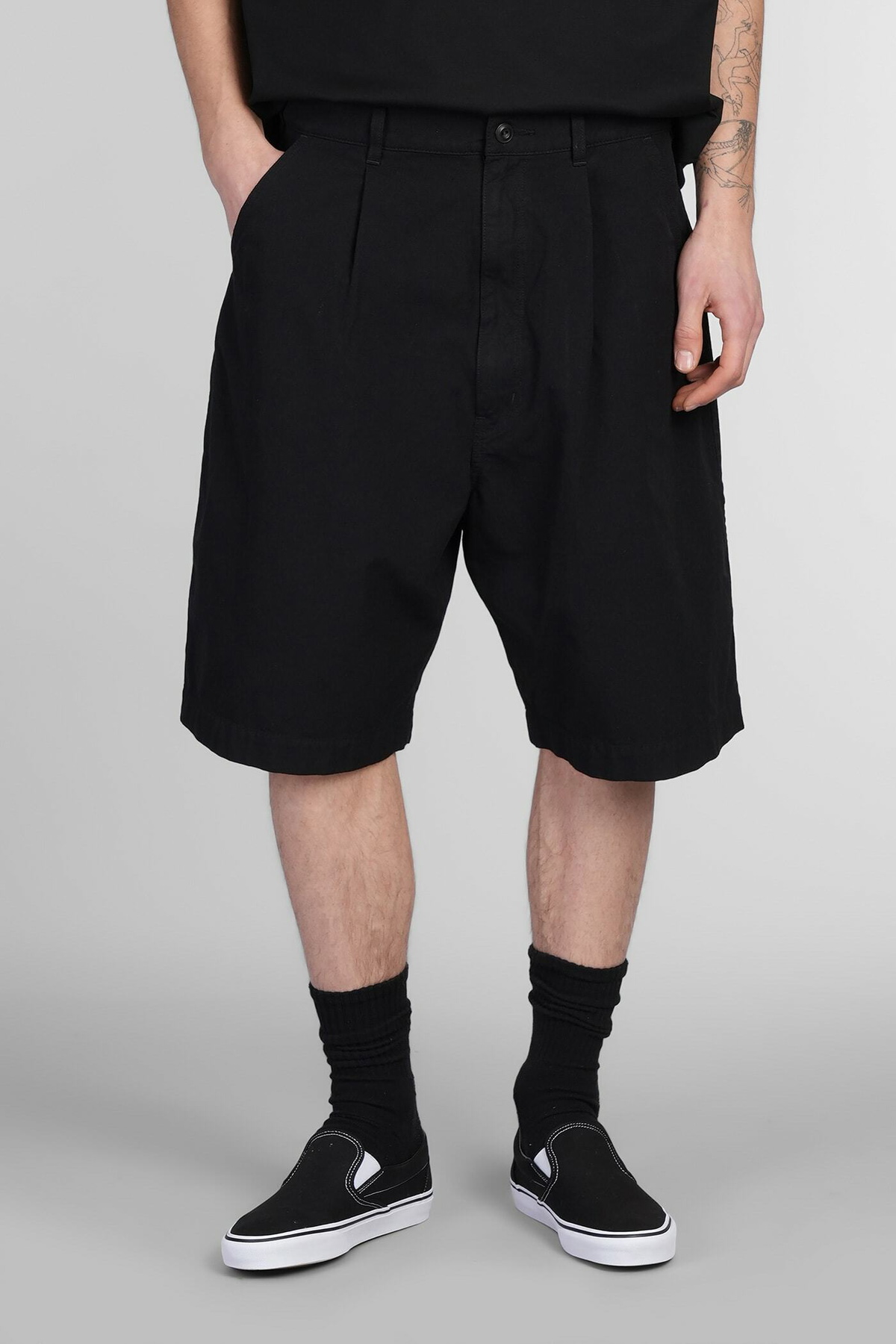 Junya Watanabe Shorts In Black Nylon Junya Watanabe Junya Watanabe Shorts In Black Nylon Junya Watanabe