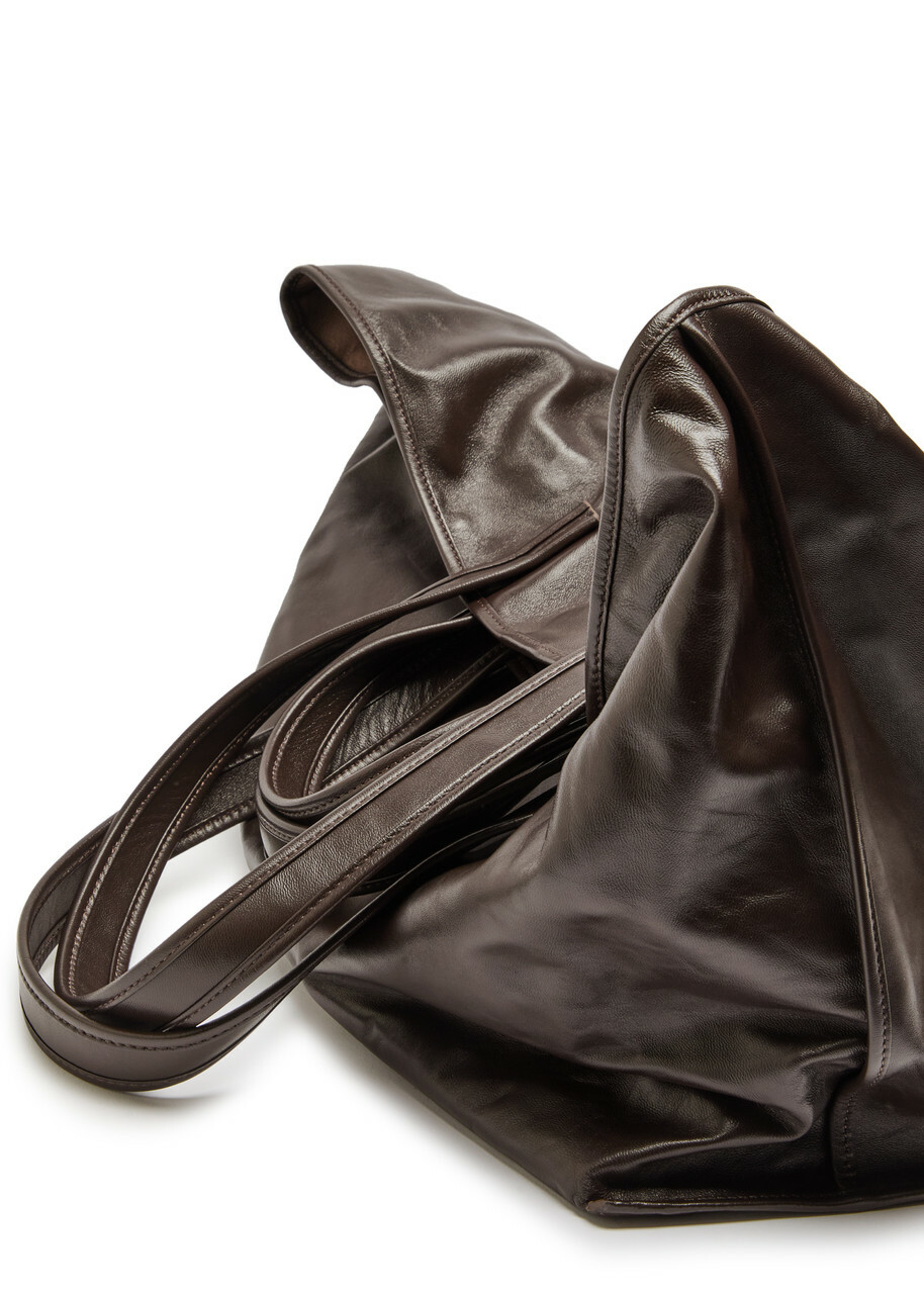 Kassl Editions Leather Tote - Dark Brown - One Size