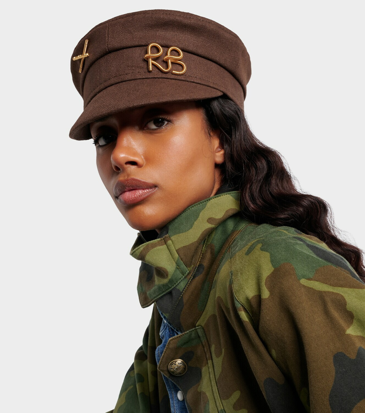 Ruslan Baginskiy RB linen canvas newsboy hat