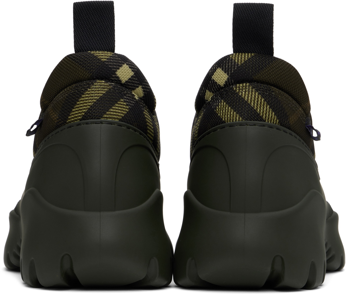 Burberry Khaki Check Scoot Trek Derbys