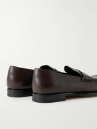 The Row - Novus Leather Loafers - Brown