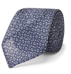 Thom Sweeney - 7cm Cotton-Jacquard Tie - Blue