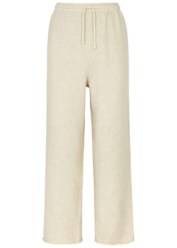Photo: American Vintage Itonay Cotton-blend Sweatpants Cream
