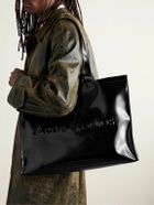Acne Studios - Logo-Embossed Faux Glossed-Leather Tote Bag