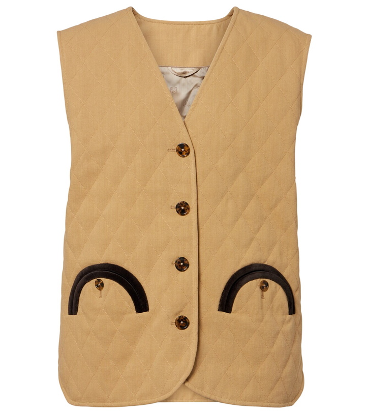 Photo: Blazé Milano Suffolk quilted cotton vest