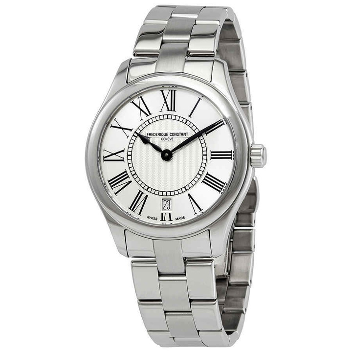 Photo: Frederique Constant Classics Silver Dial Ladies Watch FC-220MS3B6B