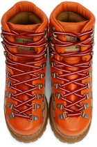 Gucci Orange The North Face Edition Lace-Up Boots