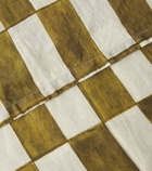 Once Milano Checked linen tablecloth