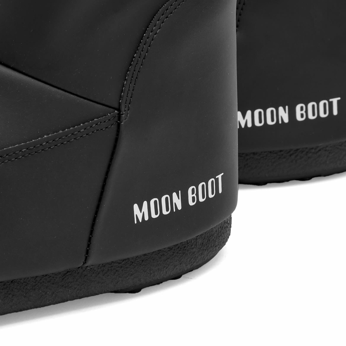 Moon Boot Women's Icon Low No Lace Rubber Boots in Black