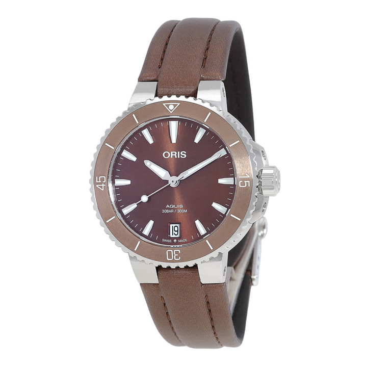 Photo: Oris Aquis Automatic Brown Dial Watch 01 733 7731 4156-07 3 18 01FC