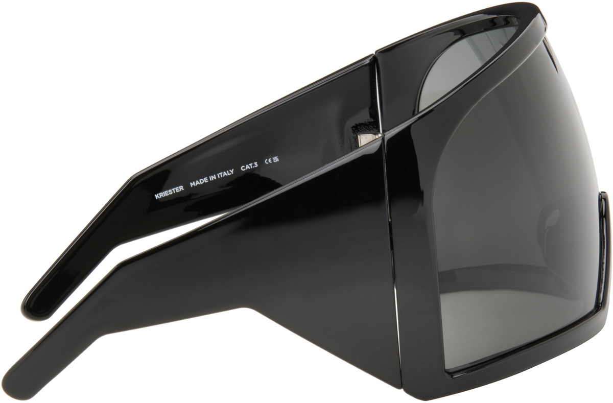 Rick Owens Black Temple Kriester Sunglasses
