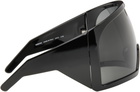 Rick Owens Black Temple Kriester Sunglasses