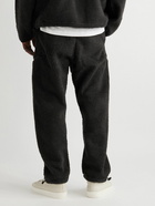 FEAR OF GOD ESSENTIALS - Slim-Fit Logo-Appliquéd Fleece Sweatpants - Gray