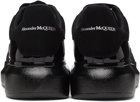 Alexander McQueen Black Patent Oversized Sneakers