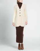 Alessia Santi Womens Blazer Cream