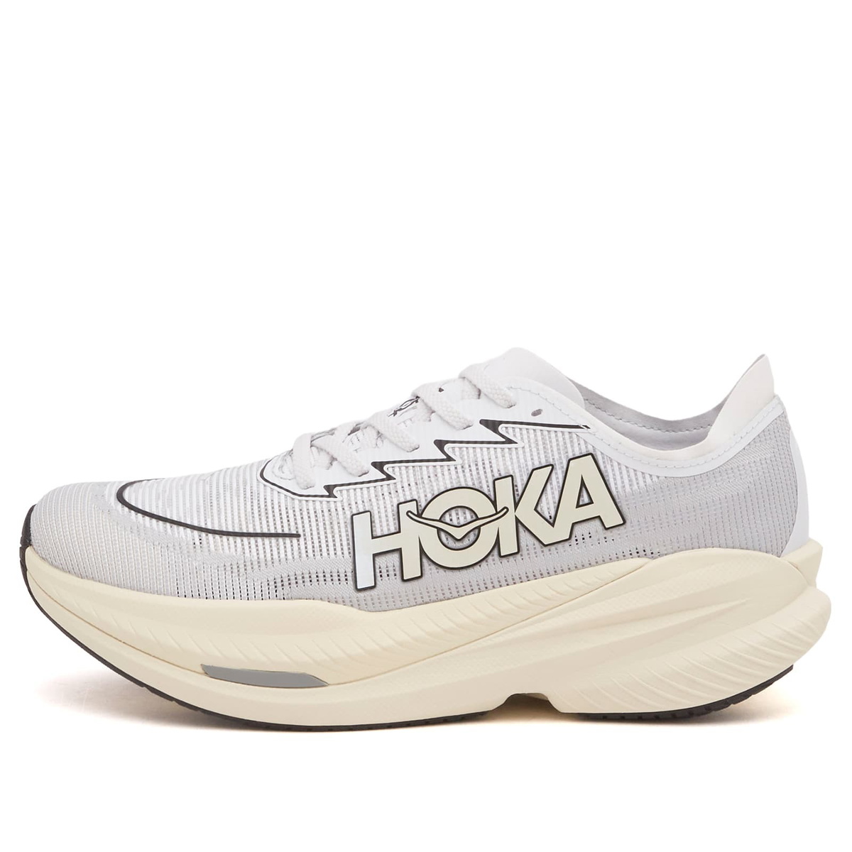 HOKA ONE ONE U Mach X 2 Sneaker in White/Cosmic Grey