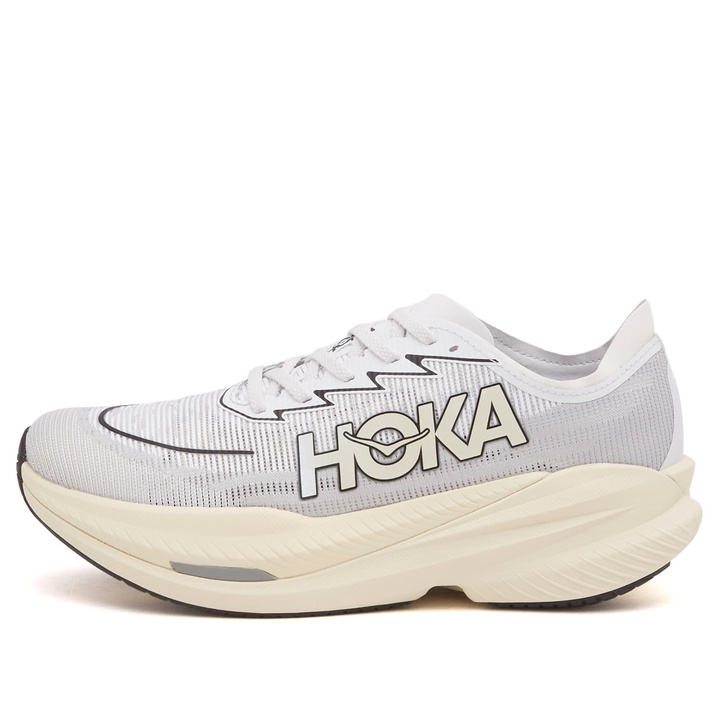 Photo: HOKA ONE ONE U Mach X 2 Sneaker in White/Cosmic Grey