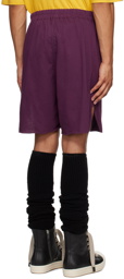 Rick Owens SSENSE Exclusive Purple KEMBRA PFAHLER Edition Shorts