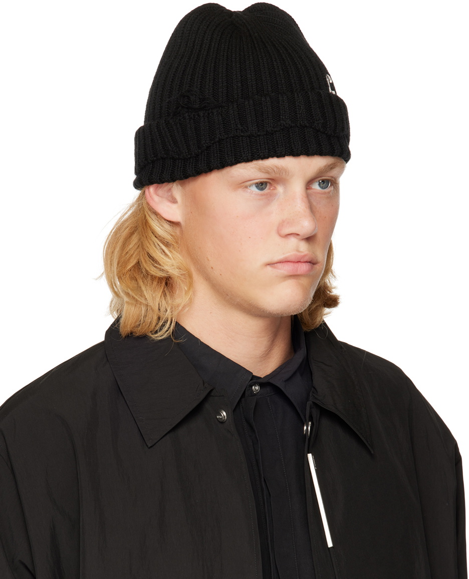 C2H4 Black Debris Hybrid Beanie