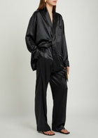 Delos Gilbert Silk Trousers Black
