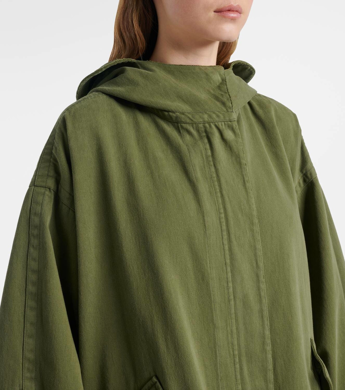The Row Kemeta oversized cotton canvas jacket The Row