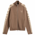 Puma x REPRESENT T7 Knit Jacket in Pine Bark