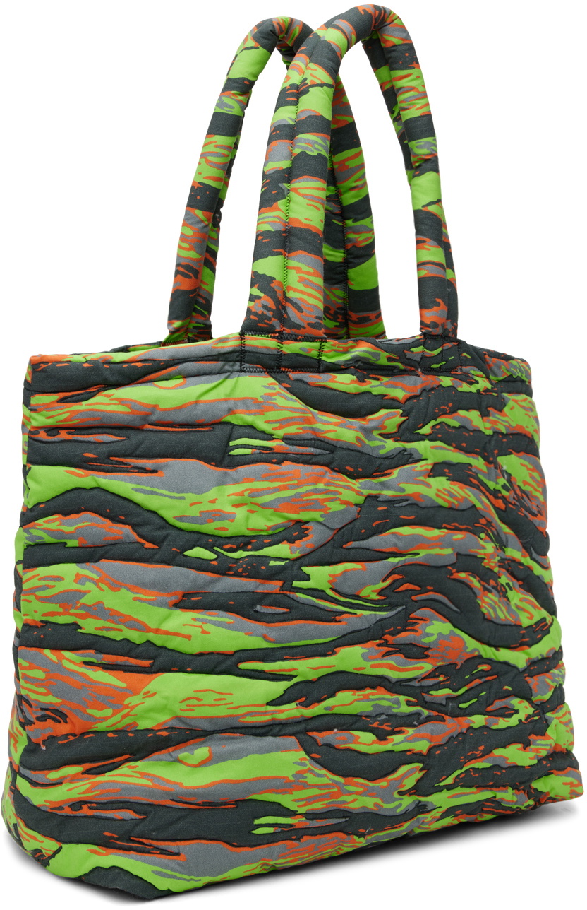 ERL Green Medium Camo Tote
