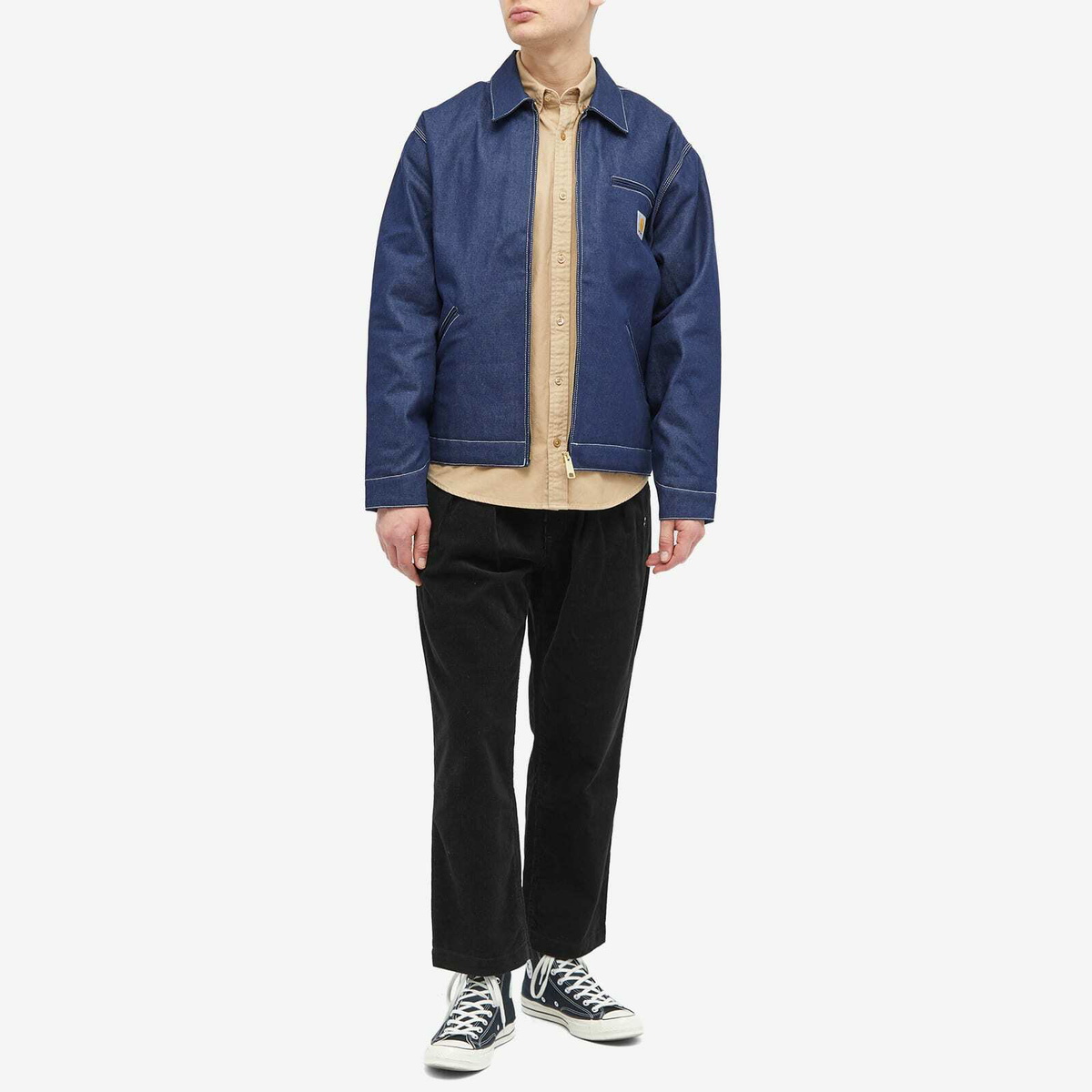 Magenta Men's OG Chino Cord Pants in Black